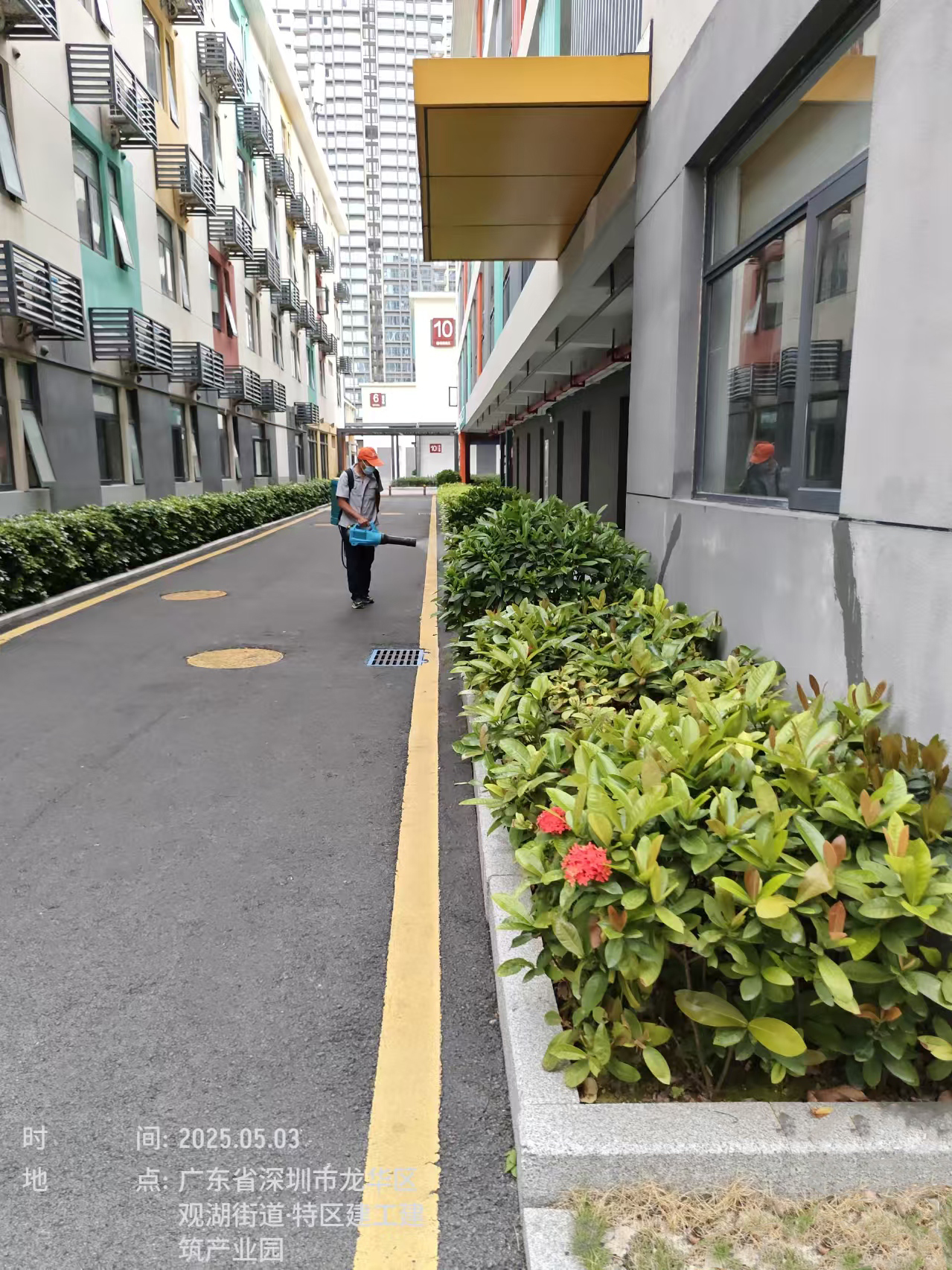 深圳龙华建工建筑产业园消杀服务1
